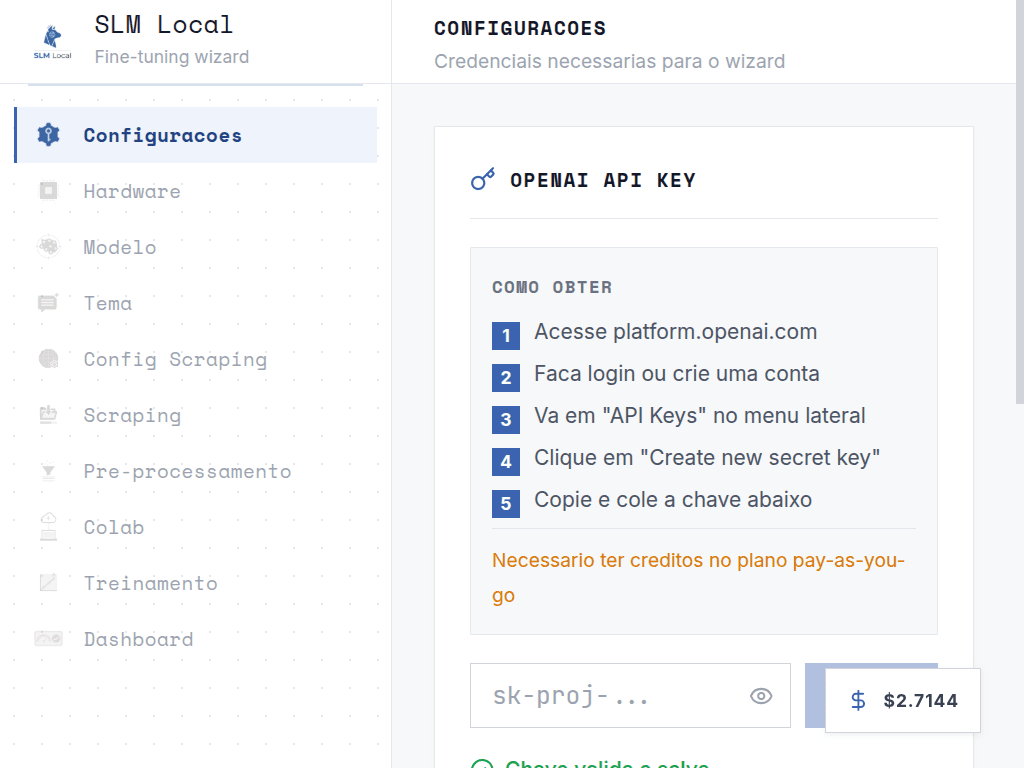 SLM Local - Configuracoes